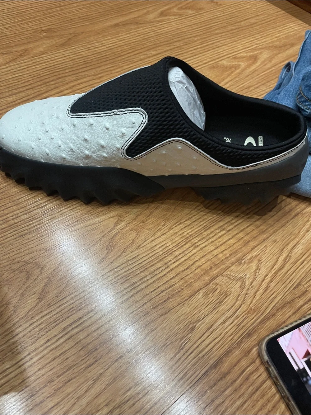 NEVER WORN Oakley White & Black Slip-On Loafer